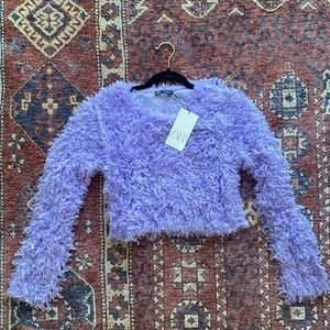 Zara feather effect sweatshirt